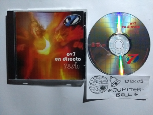 Ov7 En Directo Rush Onda Vaselina Cd 2003 Raro Promocional