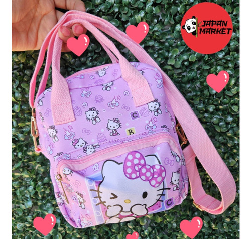 2 Bolso De Mano Hombro Dos Compartimentos Kitty/kuromi