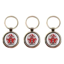 Comprar Braga ( Kit Com 3 Chaveiros ) Brasão De Família 