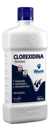 Kit 6 Shampoo Dugs Clorexidina 500ml