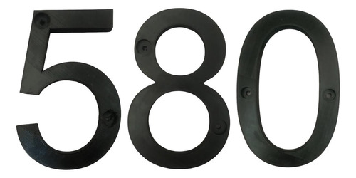 Caracteres Números Residenciales, Mxgnb-580, Número 580, 17.