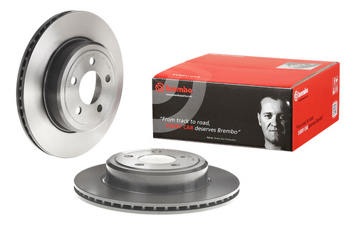 Disco Brembo Chrysler 300c Tour 5.7 Awd 06 A 09 Tras Pza 