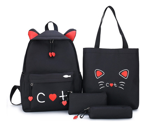 Juego De 4 Mochilas, Perfectas For Chicas Adolescentes .