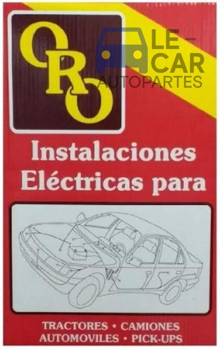 Instalación Eléctrica Oro - Volkswagen Kombi ( Brasilero ) Ramal Delantero