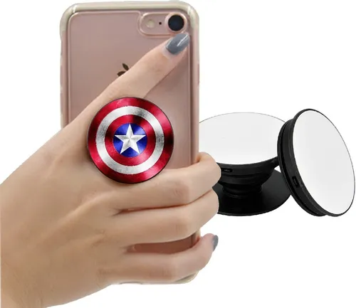 Popsocket Para Celular + Soporte Para Auto Capitan America