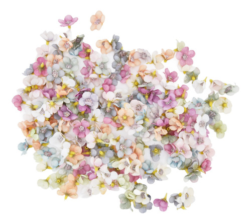 200 Piezas De Tela De Boda Con Forma De Flor Pequeña, 2,5 Cm