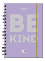 Comprar Agendas Be Kind 2025 Portada Lavanda