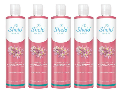 5 Pack Shampoo De Cacahuananche Shelo