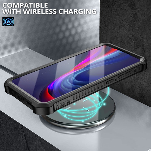 Carcasa Dexnor Con Mica Y Soporte Para Samsung Galaxy S20 Fe