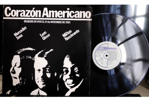 Vinilo Lp Mercedes Sosa Milton Nascimento - Exc - Edfargz