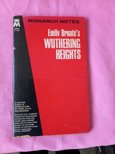 Book C - Emily Bronte - Wuthering Heights -    Study/aids