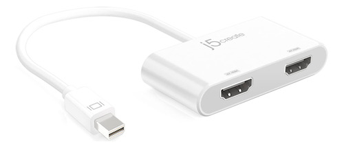 Create Adaptador Mini Displayport Hdmi Doble Color Blanco