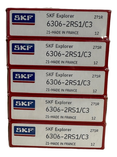 Rodamiento Rolinera 6306 2rs C3 Skf
