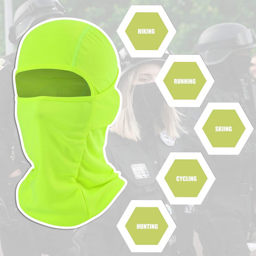 Balaclava Ajustable Uv 50+multiusos Para Deporte Y