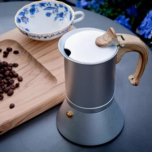 Cafetera Espresso Portátil 6 Tazas/10 Onzas Para Acampar Al