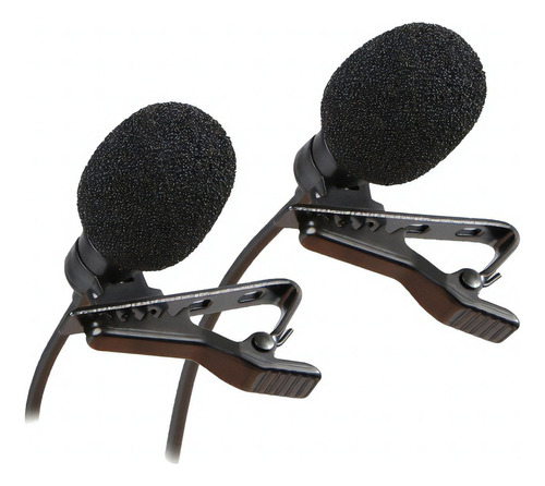 Movo Lv20 Dual Lavalier Microphone - Juego De Micrófono De C