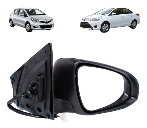 Espejo Puerta Derecho Electrico Para Yaris 1.5 2014 2018