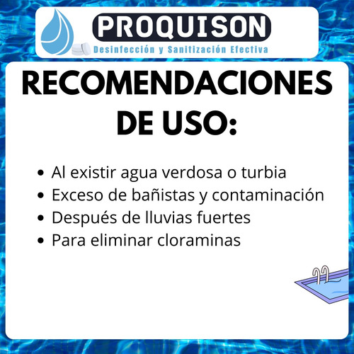 Cubeta Tricloro 5 Kg Granulado Al 90% Alberca Envio Gratis