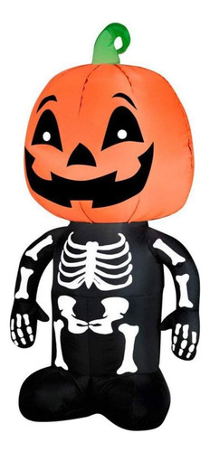 Inflable De Niño Calabaza Con Esqueleto-halloween Cellebrate