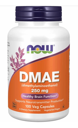 Dmae 250mg / 100 Unidades/ Función Cerebral Saludable.