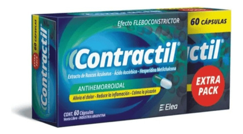 Contractil Fleboconstrictor X 60 Cápsulas