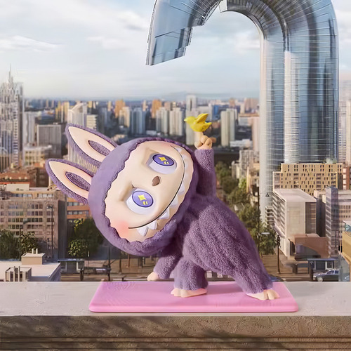 Labubu Perezoza The Monsters Edición Limitada Lazy Yoga