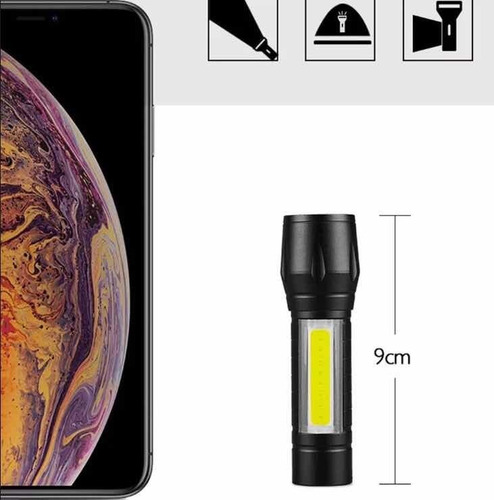 Linterna De Bolsillo Led Recargable