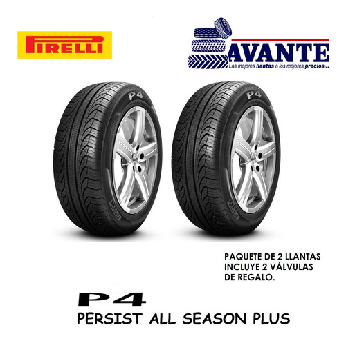 Llanta 225/60r17 Pirelli P4 Persist All Season+ 99t ( Paq.2)