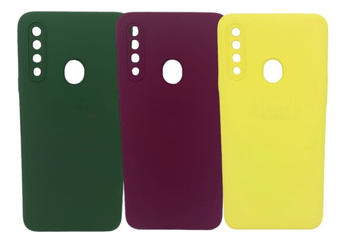 Estuche Silicone Case Cerrado Para Samsung A20s