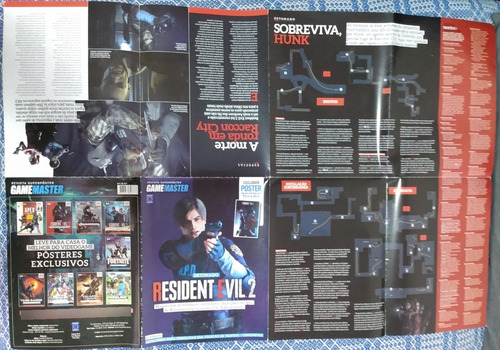 Revista Pôster Gamemaster Resident Evil 2 Detonado (Usado)