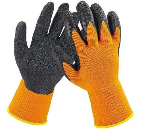 Guantes De Trabajo Antideslizantes Nitrilo Pack X 6u