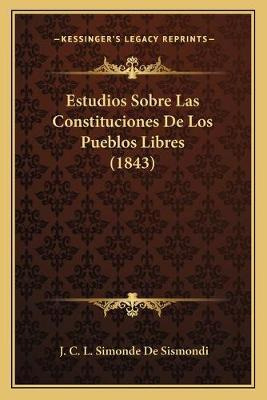 Libro Estudios Sobre Las Constituciones De Los Pueblos Li...