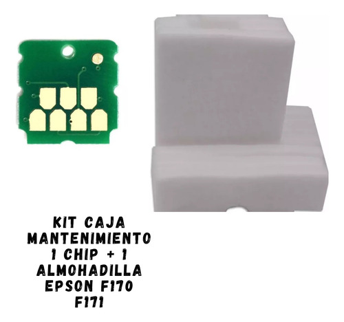 Chip F170 X 1 + Almohadilla X 1  Para Epson F170 F171 Sc23mb