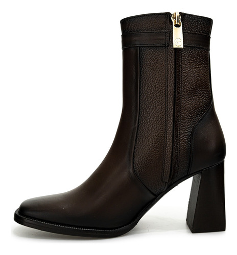 Botin Mujer Cuadra F30tsni Novillo