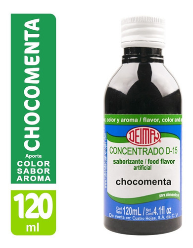 Concentrado Saborizante De Chocomenta D-15 Deiman 120 Ml
