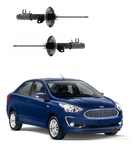 2 Amortiguadores Delanteros Ford Figo 2016-2017-2018 Nuevos