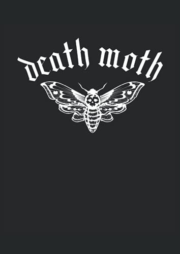 Death Moth: Cuaderno Punteado Din A4 -21x29 7 Cm- 120 Pagina