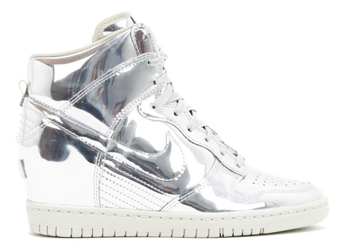 Zapatillas Nike Dunk Sky Hi Liquid Silver 639233_009   