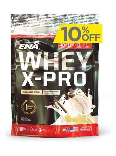 Whey X Pro Ena 1lb Vainilla Proteina Instantánea