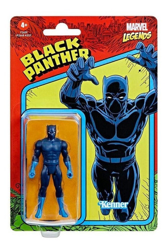  Marvel Figura Black Panther Legends Serie Retro 3,75