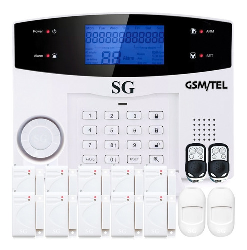 Alarma 20 Gsm Dual Sms App Inalambrica Seguridad Veinal Casa