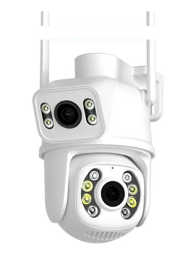 Camara Ip De Seguridad Doble Lente Wifi Para Exterior 8mp 