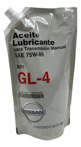 Aceite De Transmisión Std 75w85 Versa 2012-2023 Original