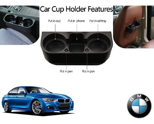 Porta Vasos Con Porta Celular Bmw 318i 2018