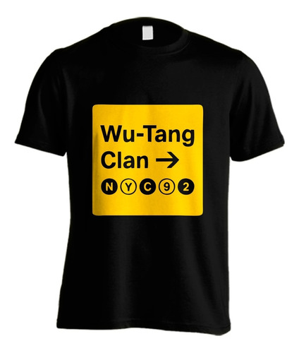 Remera Wu-tang Clan #11 Rock Artesanal Planta Nuclear