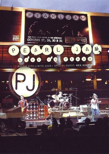 Pearl Jam Live In Texas Dvd Nuevo Musicovinyl