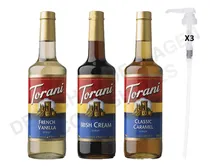 Comprar Jarabe Torani 3pack Con Bombas Dosificadoras Rieke