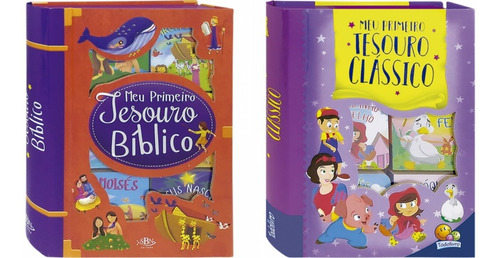 Meu Primeiro Tesouro Bíblico + Clássico Box 6 Livro + Brinde