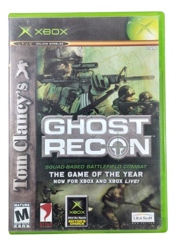 Ghost Recon Game Of The Year Juego Original Xbox Clasica