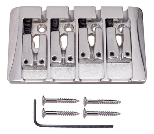 Durable Hierro Plata L Forma Bass Roller Saddle Bridge